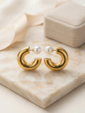 Pearl earrings