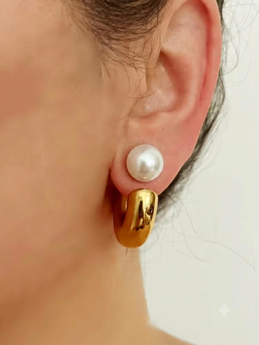 Pearl earrings