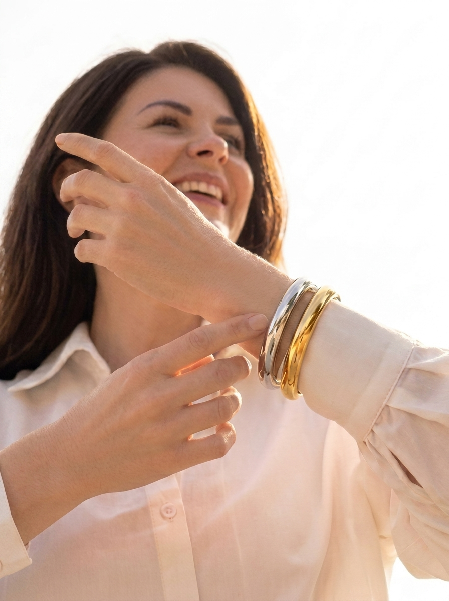 Bangle clásico (Gold - Silver)