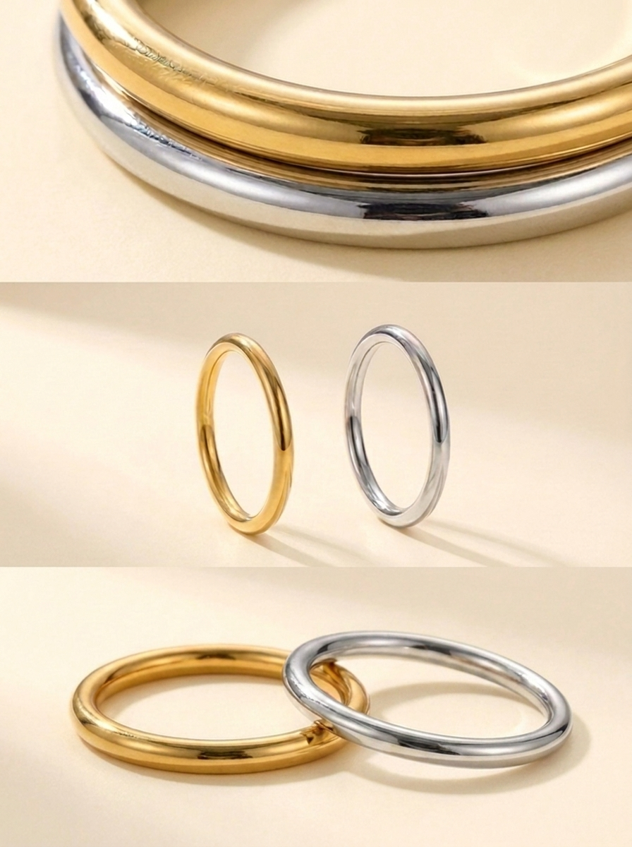 Bangle clásico (Gold - Silver)