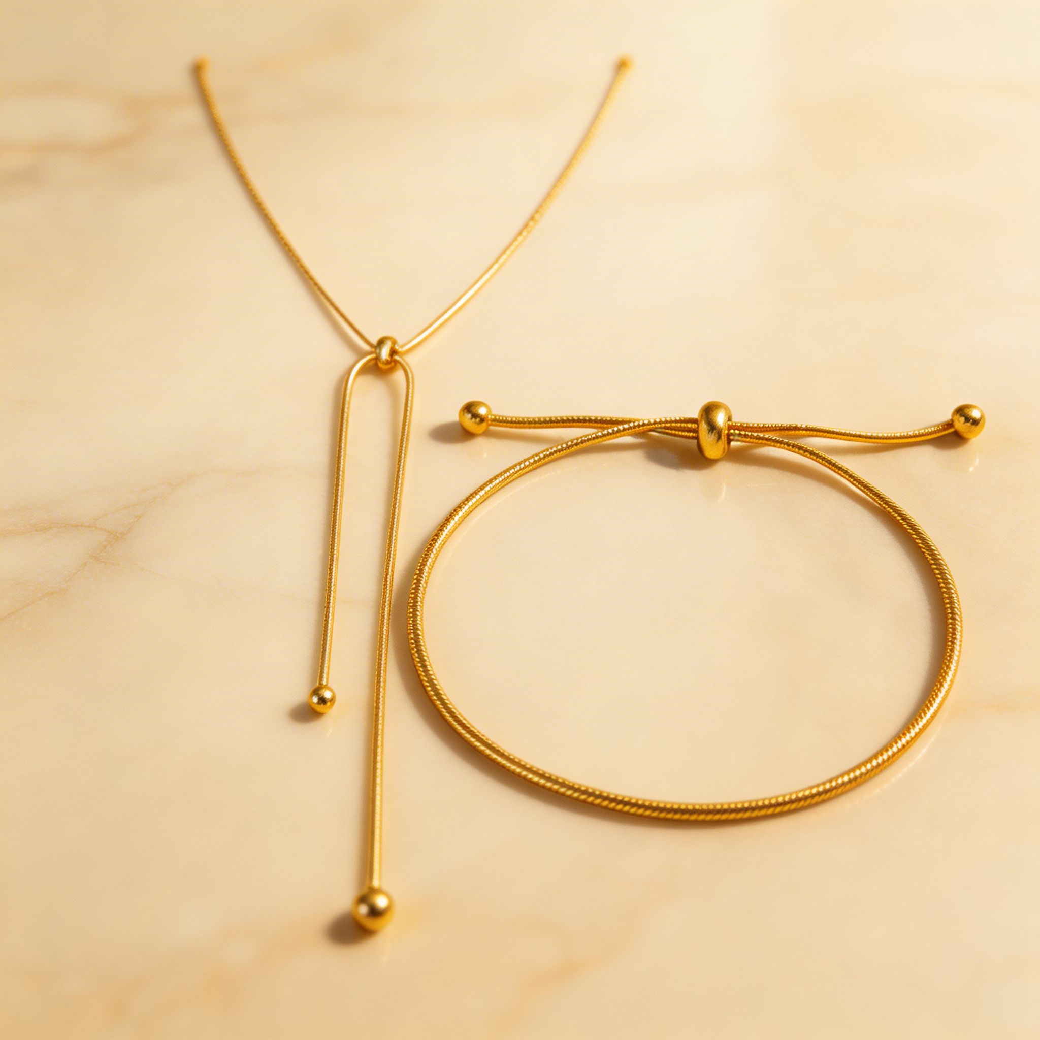 Collar Esencia + Pulsera Zoe